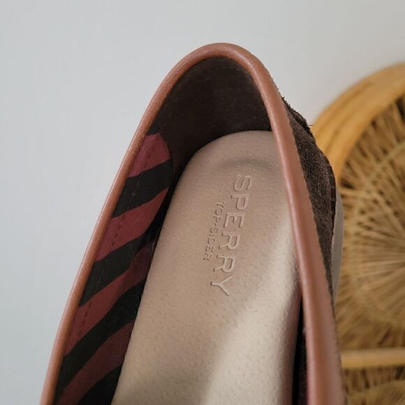 Sperry Waypoint Penny Suede Brown/Tan 5 - Picture 9 of 9